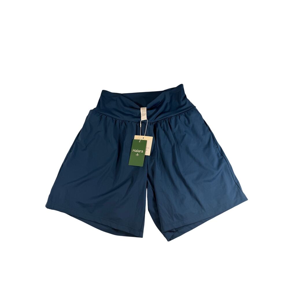 Halara SoftlyZero™ Airy Athletic Shorts 7” Inseam Women’s Size Large- Navy